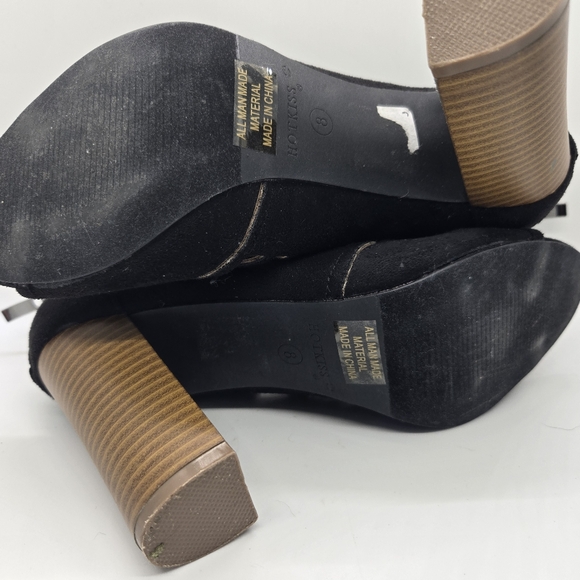 Hot Kiss Women's Black Casey Cutout Gladiator Heel Sandals Pumps 8 - Picture 9 of 10